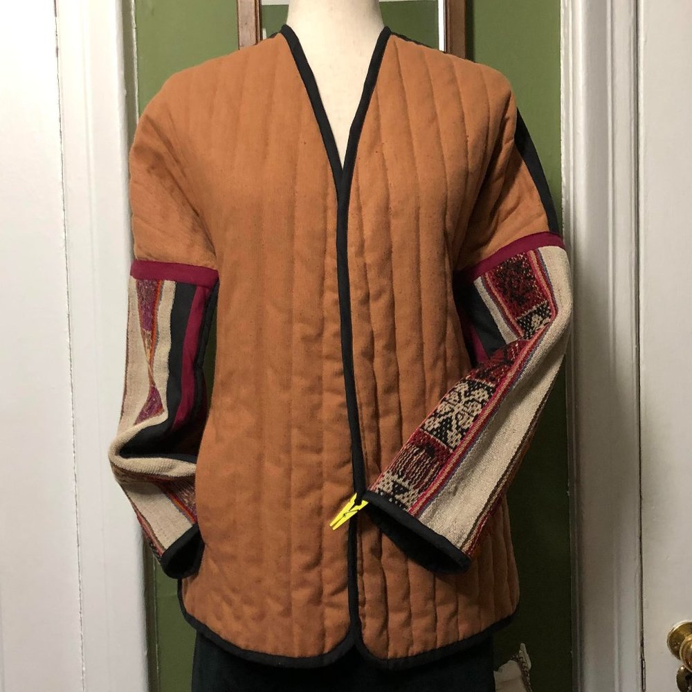 Jacket Small Multi Fabric Custom Made - image 2